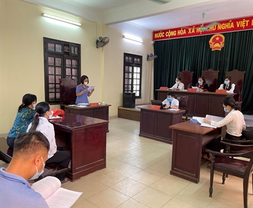 Xét xử rút kinh nghiệm vụ án dân sự tại Tòa án nhân dân huyện Đan Phượng